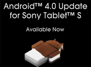 Sony Tablet S Android 4.0 Ice Cream Sandwich
