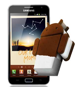 Galaxy Note Android 4.0 Ice Cream Sandwich