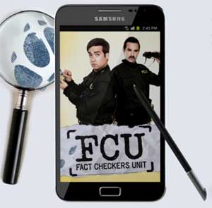 Galaxy Note Fact Checkers Unit James Franco