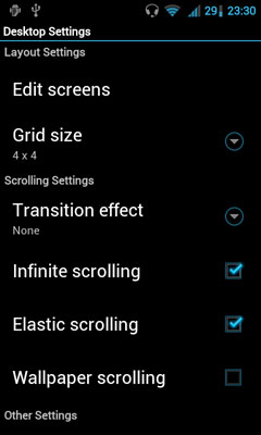 Holo Launcher, ICS Launcher Drawer