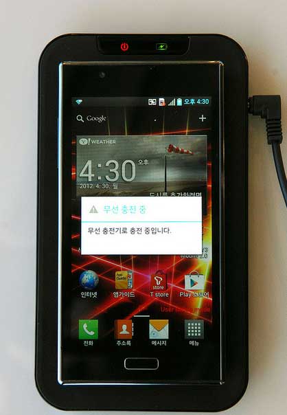 LG Optimus LTE2 無線充電