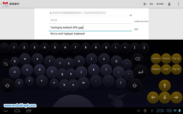 LogiType Tablet Keyboard 適合平板使用