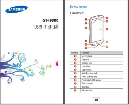 Samsung Galaxy S III User Manual 用户手册