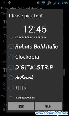 Digi Clock Widget 日期时钟 Widget 字体