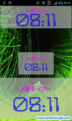 Digi Clock Widget 日期时钟 Widget