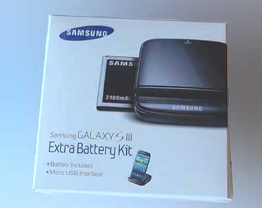 Galaxy S III 電池充電器套裝 開箱