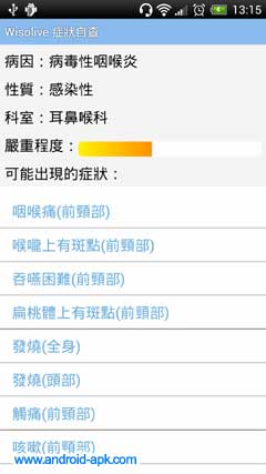 症状自查 病因 病征 医生
