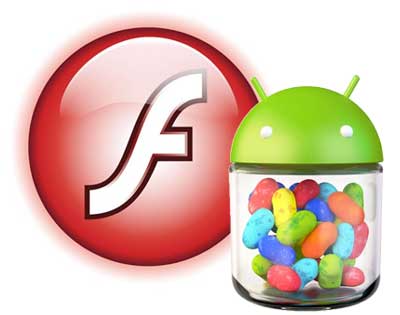 Android 4.1 Jelly Bean Flash Player