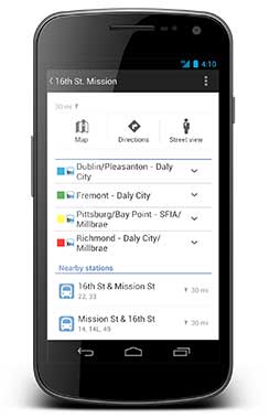 Google Maps 6.10 公共交通