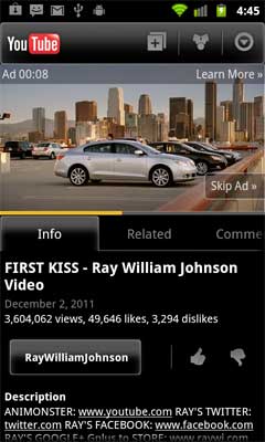 Youtube App Mobile Ad