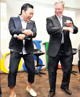 Eric Schmidt Gangnam Style