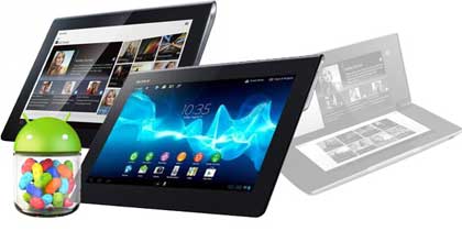 Sony Tablet Android 4.1 Jelly Bean