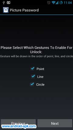 Picture Password Lockscreen 点, 线, 圆 图像锁屏