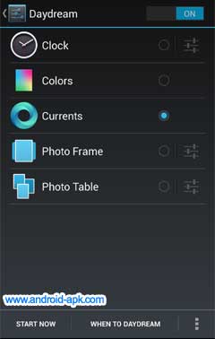 Android 4.2 Daydream
