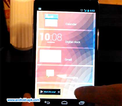 Android 4.2 Lock Screen Widgets