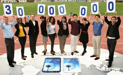 Galaxy S III 3000万销售