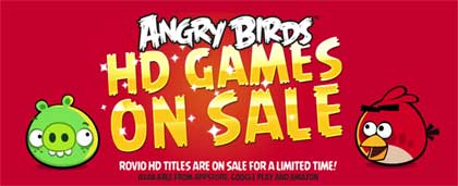 Angry Birds HD Games 减价