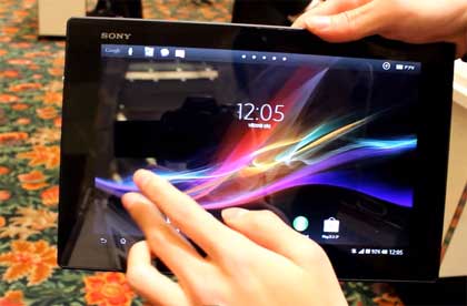 Xperia Tablet Z Hands On