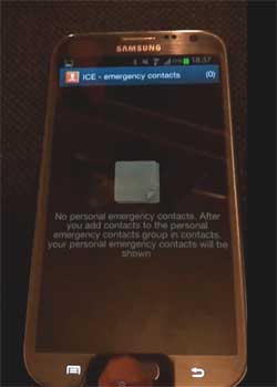 Galaxy Note II Security Flaw