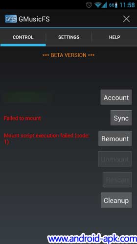 GMusicFS Google Music Error