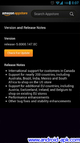 Amazon Appstore v5.0