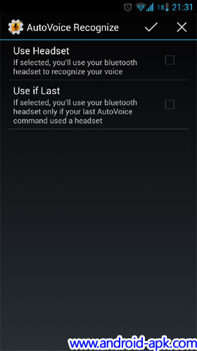 Autovoice Recognize