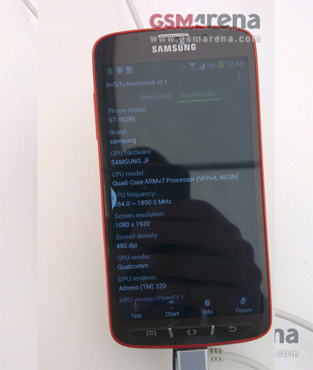 Galaxy S4 Active Antutu