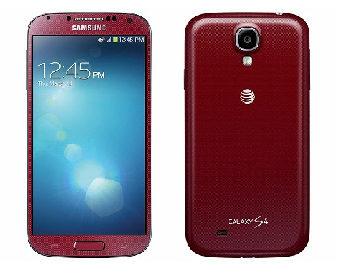 Galaxy S4 Aurora Red