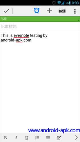 Evernote Reminder