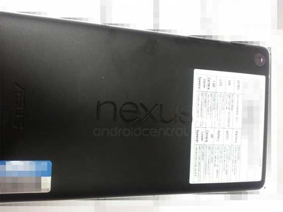 New Nexus 7 Back