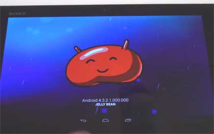 Sony Xperia Tablet Z Android 4.3 AOSP