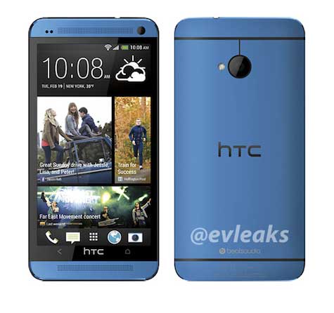 HTC One 蓝色