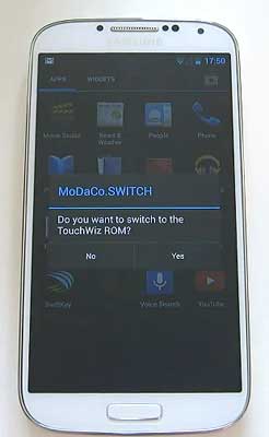Galaxy S4 MoDaCo.Switch