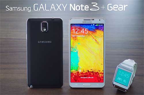 Galaxy Note 3 Galaxy Gear Hands On