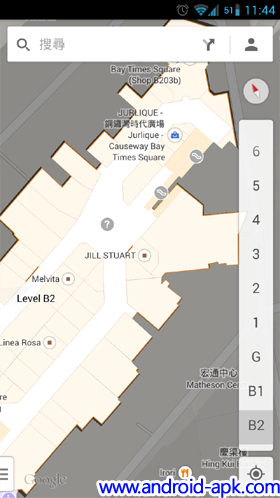 Google Maps 室內地圖