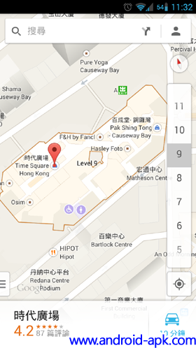 Google Maps 室内地图