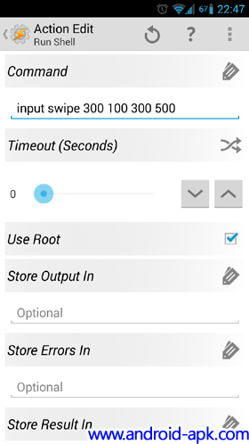 Tasker Input Swipe