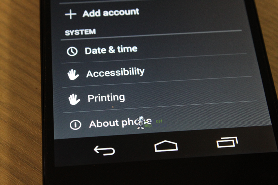 Android 4.4 Printing