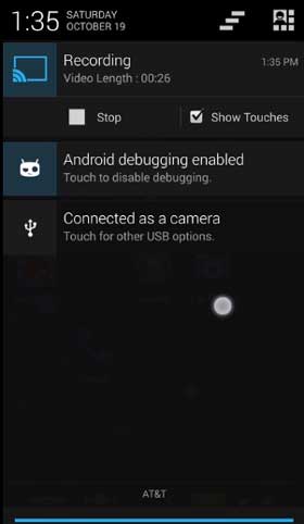 CyanogenMod Screen Recording
