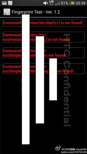 HTC One Max Fingerprint Test