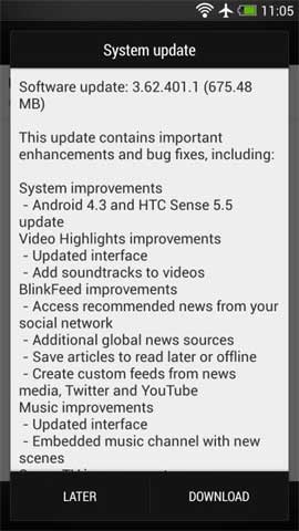 HTC One Sense 5.5