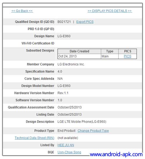 LG Nexus 4 LTE LG-E960