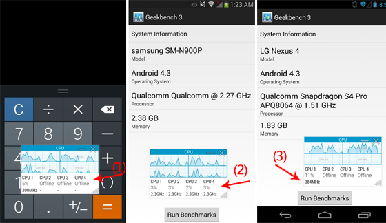 Note 3 Cheat Benchmark