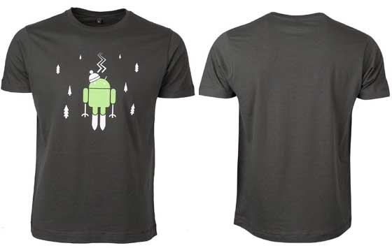 Android Skiier T-Shirt