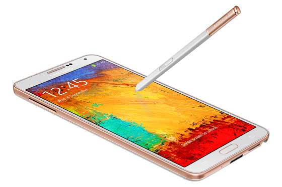 Galaxy Note 3 white gold