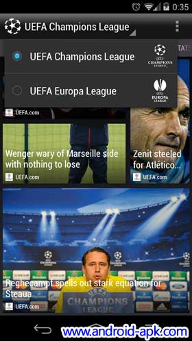 HTC FootballFeed Europa 