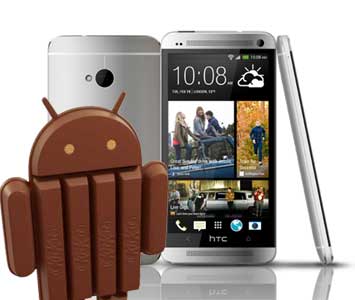 HTC One Android 4.4 Kit Kat