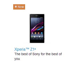 Sony Xperia Z1s