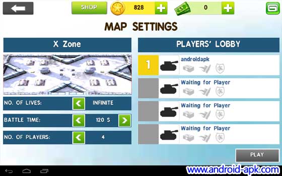 Tank Battles 坦克大戰多人遊戲模式 地圖