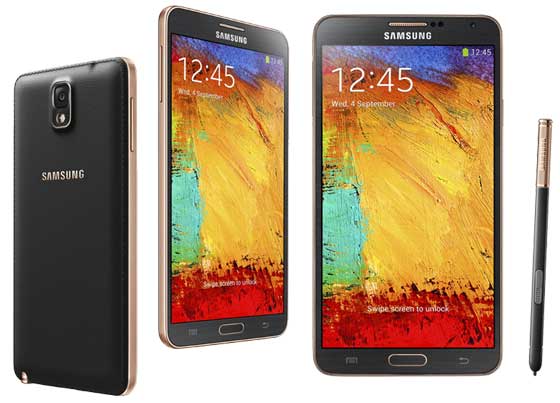 Samsung Galaxy Note 3 Rose Gold Black